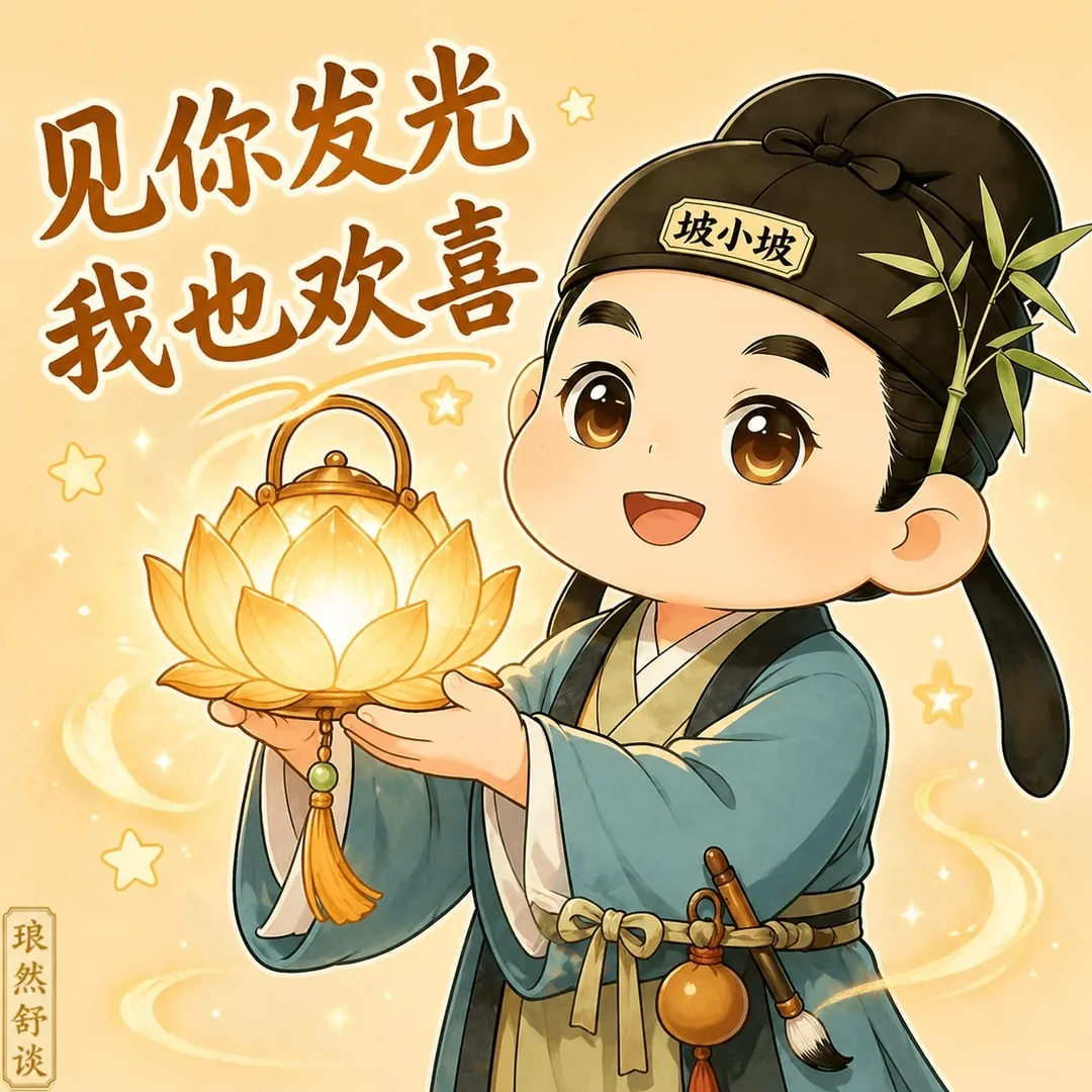 见你发光我也欢喜